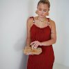 Merle Dress Terracotta