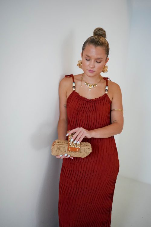 Merle Dress Terracotta