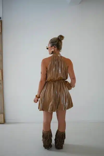 Donna Dress Camel - Afbeelding 5