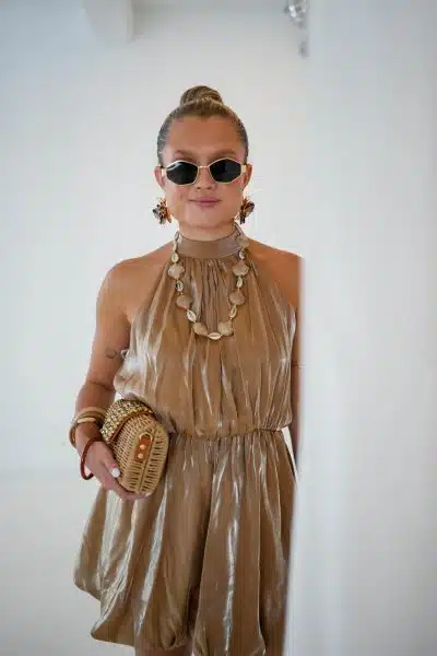 Donna Dress Camel - Afbeelding 3