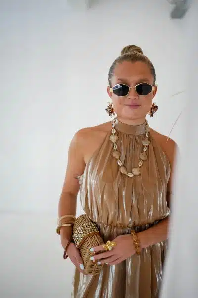 Donna Dress Camel - Afbeelding 6