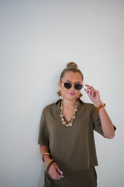 Ozlem Blouse Khaki