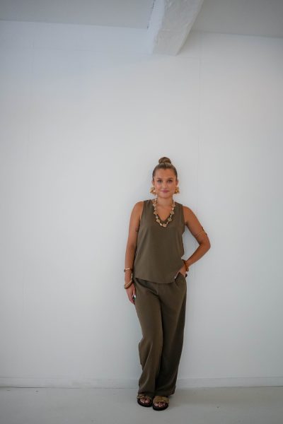Aysi Top Khaki - Afbeelding 6