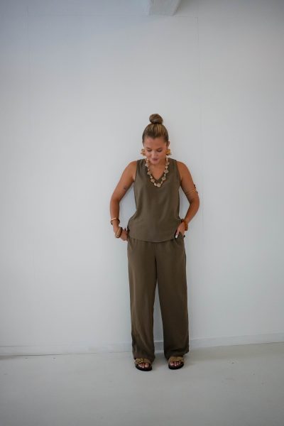 Aysi Top Khaki - Afbeelding 5