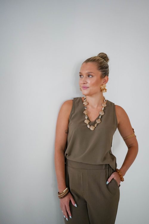 Aysi Top Khaki
