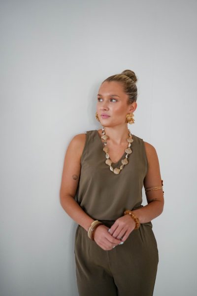 Aysi Top Khaki - Afbeelding 2