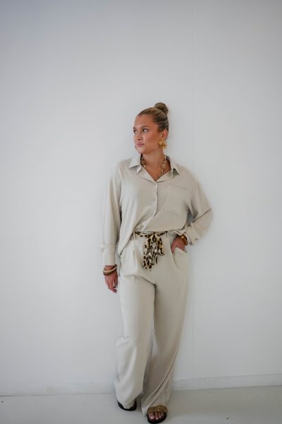 Leona Pants Beige - Afbeelding 3