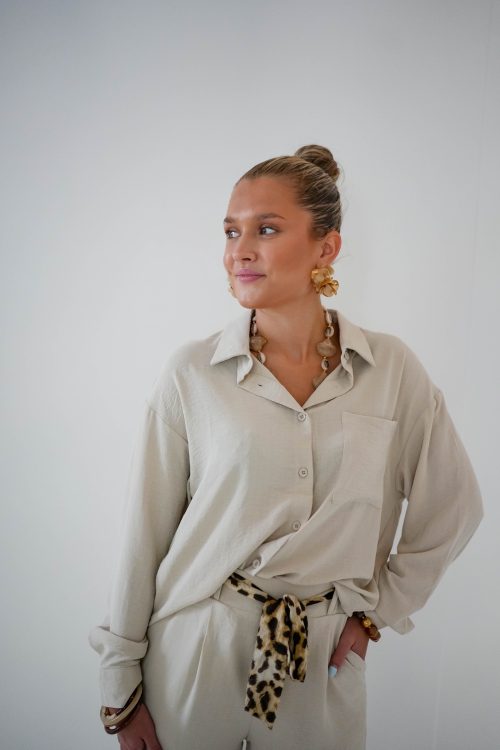 Mia Blouse Beige