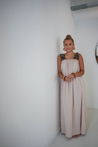 Simi Leo Dress Beige - Afbeelding 2