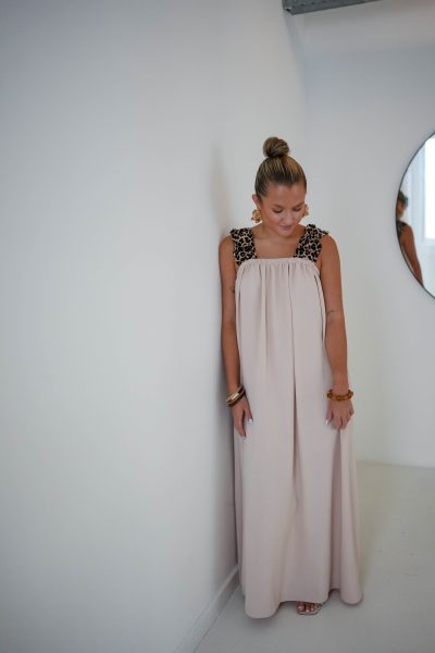 Simi Leo Dress Beige - Afbeelding 6