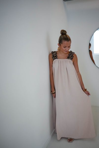Simi Leo Dress Beige - Afbeelding 5