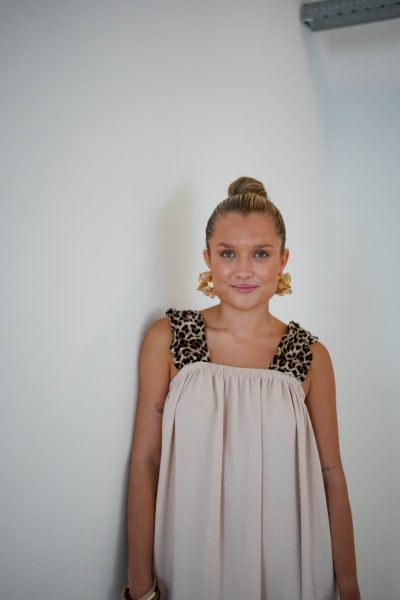 Simi Leo Dress Beige - Afbeelding 3