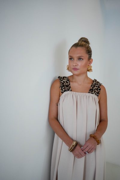 Simi Leo Dress Beige