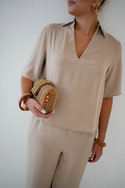 Ozlem Blouse Beige - Afbeelding 6