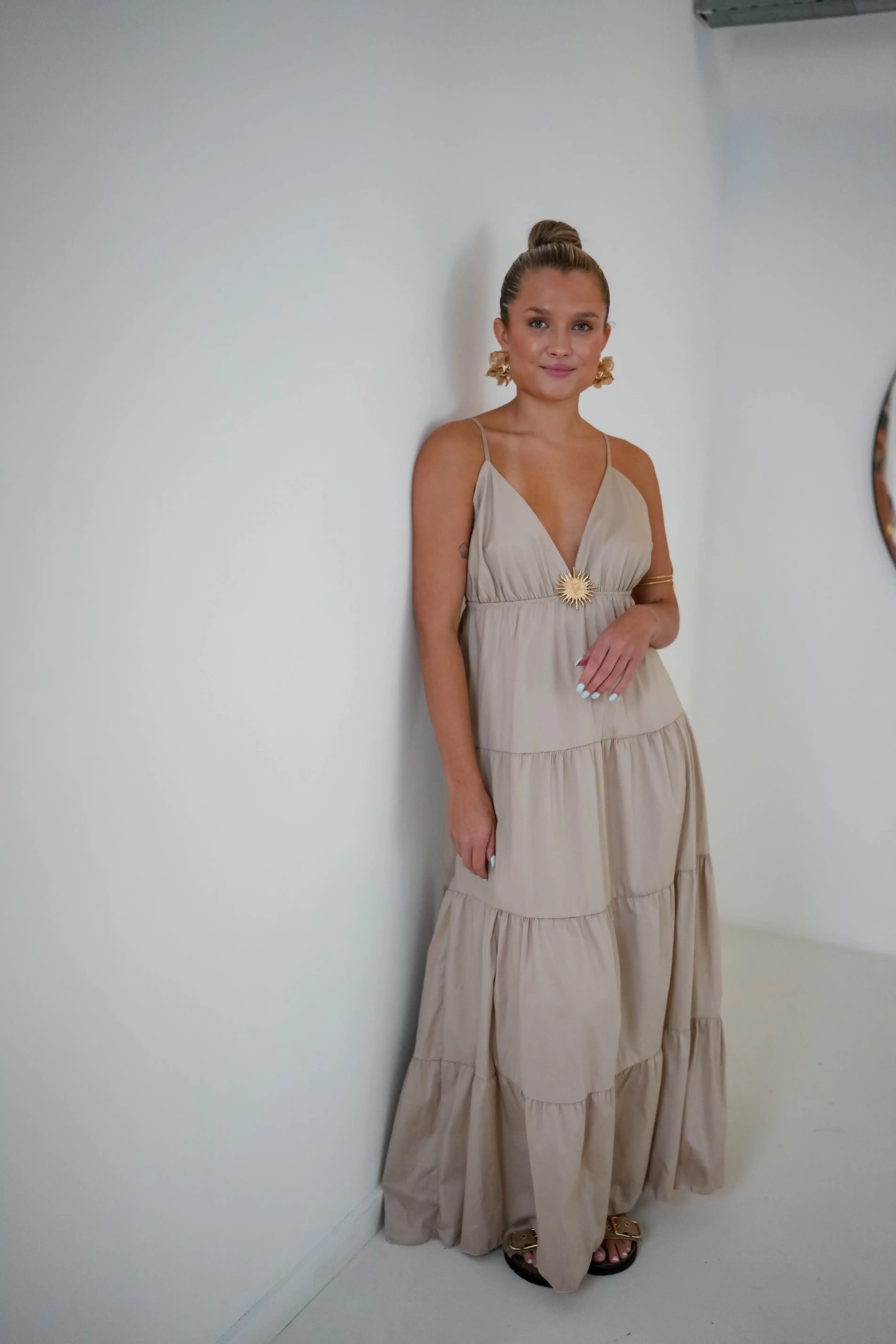 Sun Dress Beige - Afbeelding 3