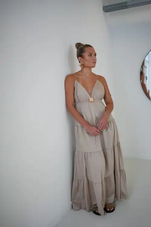 Sun Dress Beige