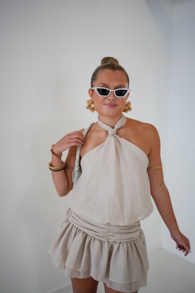 Halter Playsuit Beige - Afbeelding 5