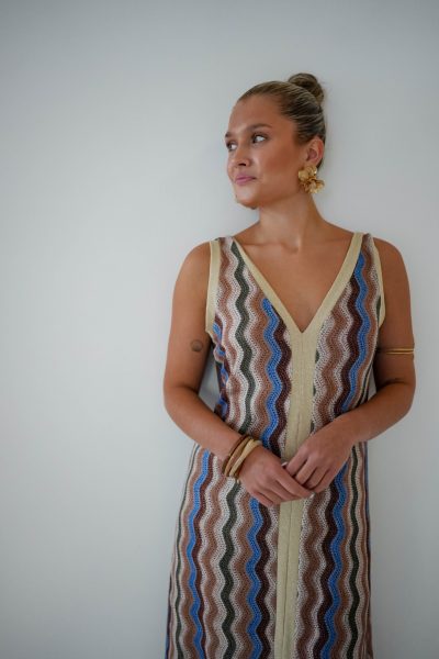 Lisan Zigzag Dress - Afbeelding 5