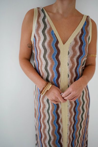 Lisan Zigzag Dress - Afbeelding 4