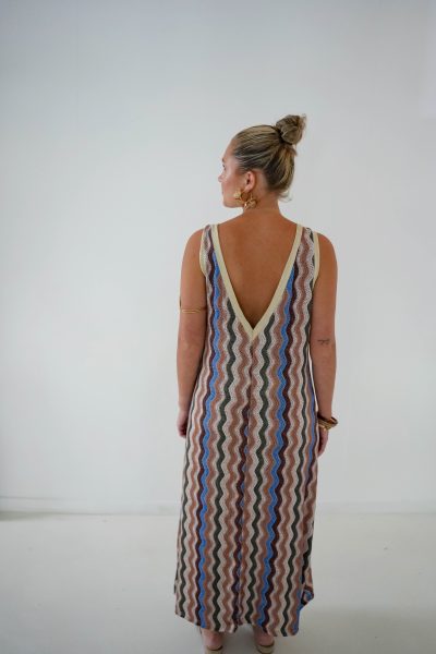 Lisan Zigzag Dress - Afbeelding 3