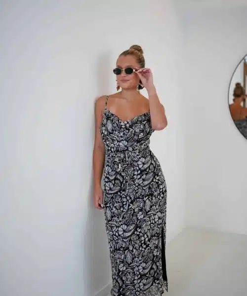 Lofty Manner Dress Lilo Hawai Flower Print