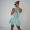 Polly Playsuit Aqua
