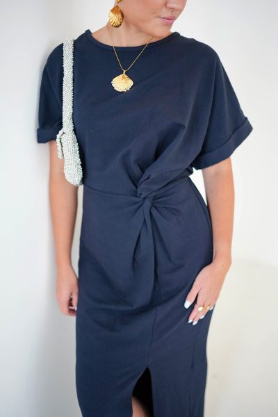 Rilana Dress Navy - Afbeelding 4
