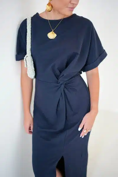 Rilana Dress Navy - Afbeelding 4