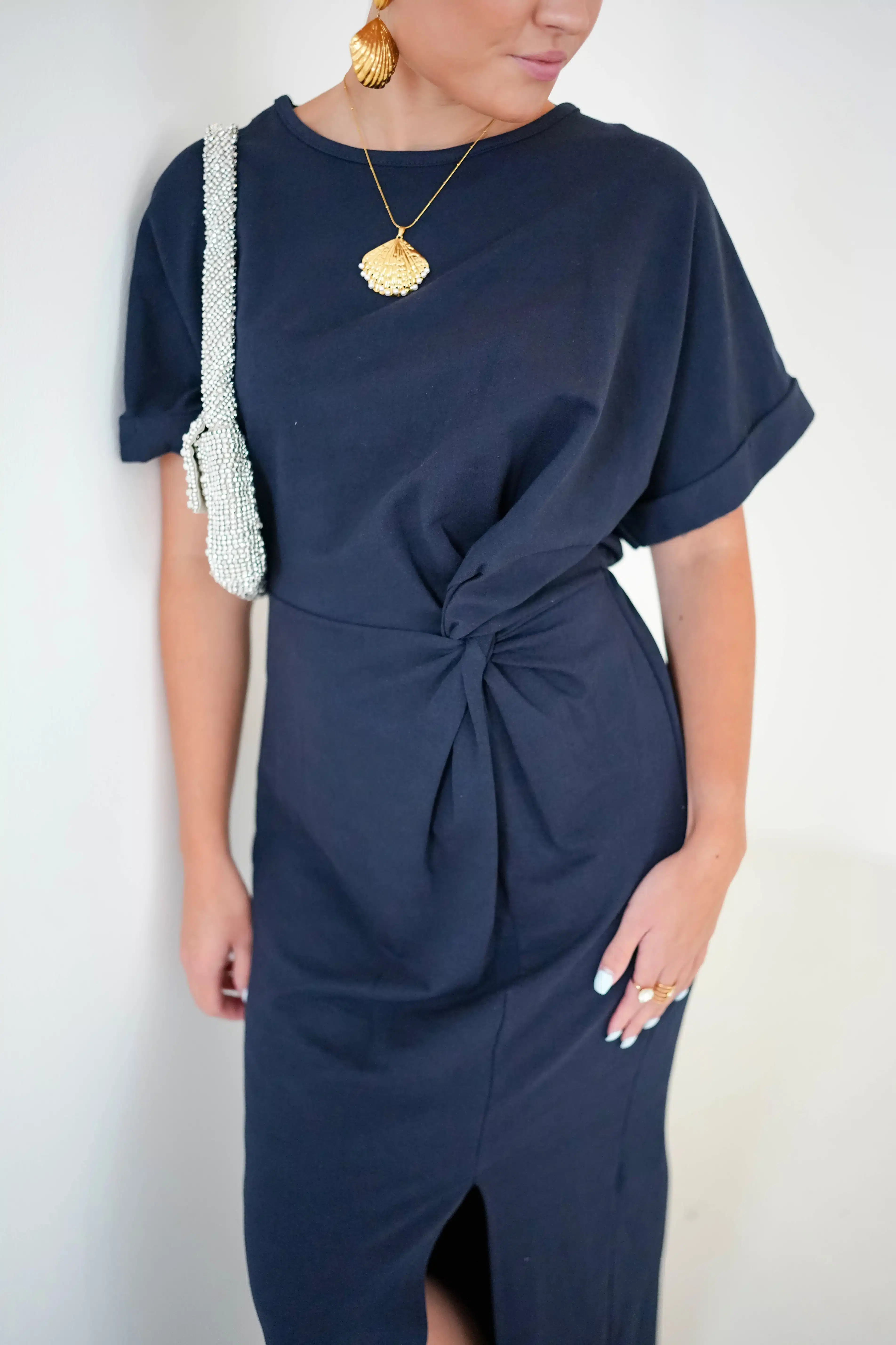 Rilana Dress Navy - Afbeelding 4