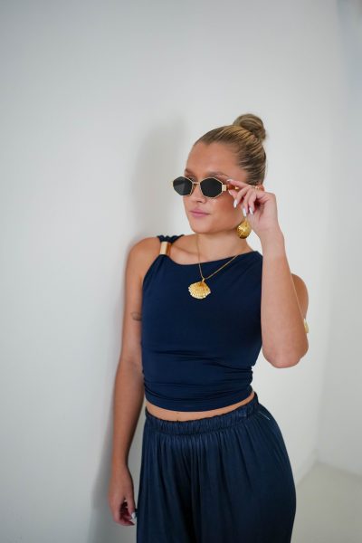 Nikki Top Navy - Afbeelding 3