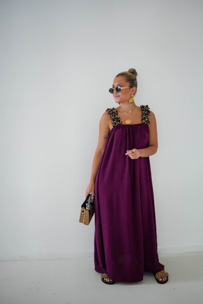 Simi Leo Dress Purple - Afbeelding 3