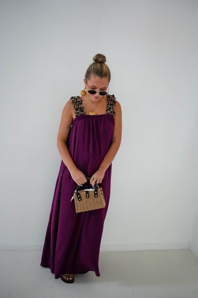 Simi Leo Dress Purple - Afbeelding 5