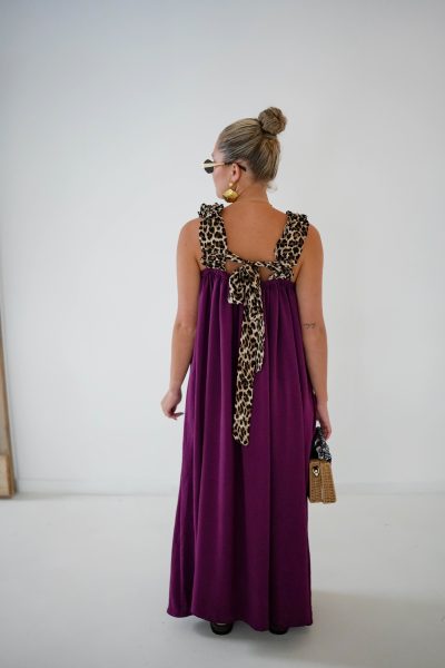 Simi Leo Dress Purple - Afbeelding 2