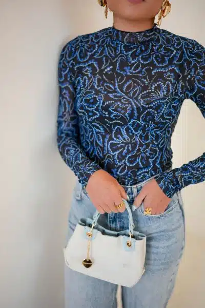 Lofty Manner Top Selma Floral Dot Print - Afbeelding 3
