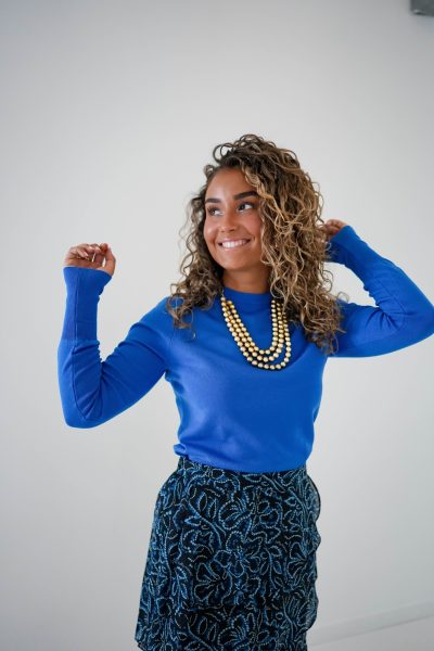 Lofty Manner Sweater Jana Dark blue - Afbeelding 2