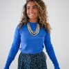 Lofty Manner Sweater Jana Dark blue