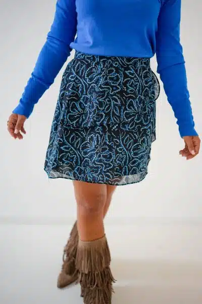 Lofty Manner Skirt Zahra Floral Dot Print - Afbeelding 3