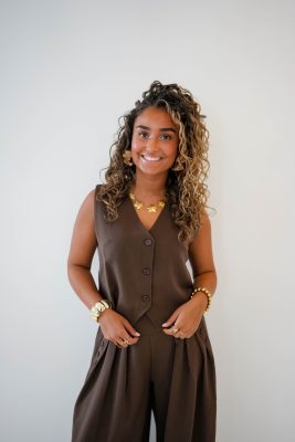 Giulia Gilet Brown