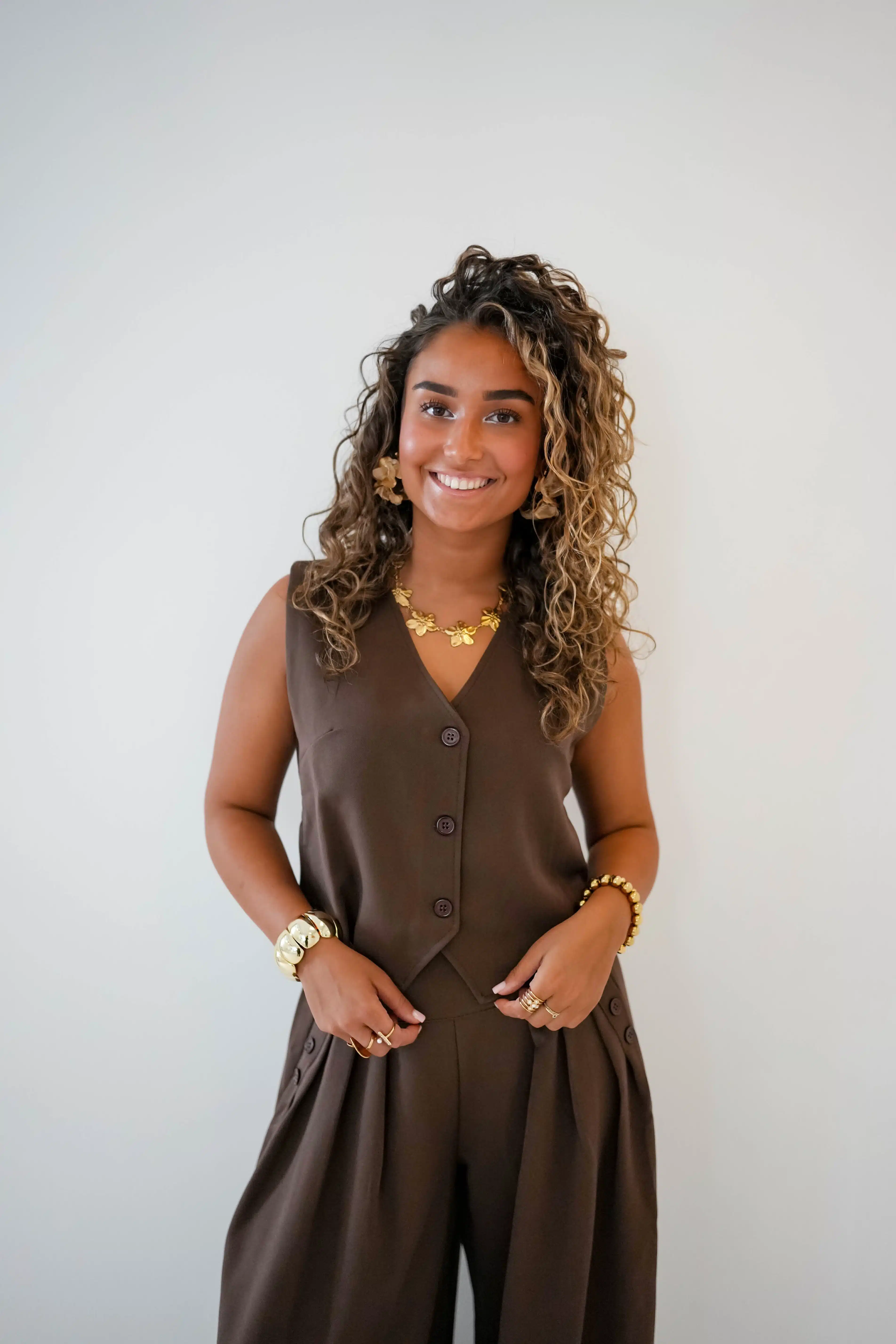 Giulia Gilet Brown