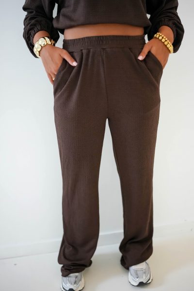 Lofty Manner Trouser Raja Dark Brown - Afbeelding 6