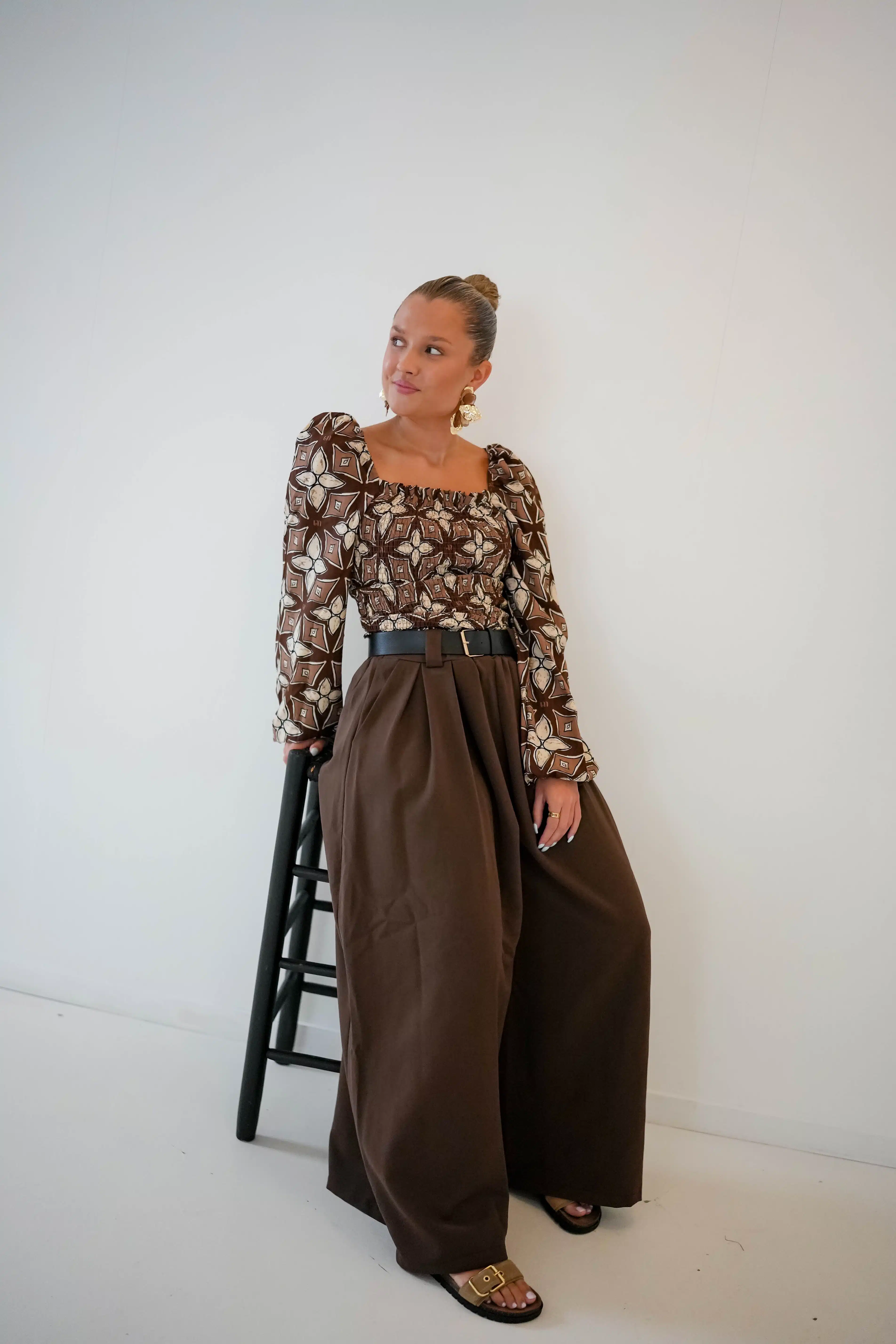 Tara Trouser Brown - Afbeelding 6