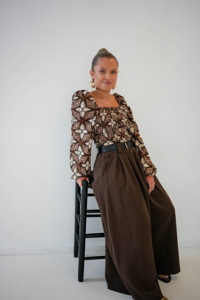 Lofty Manner Blouse Samira Mosaic Print - Afbeelding 2