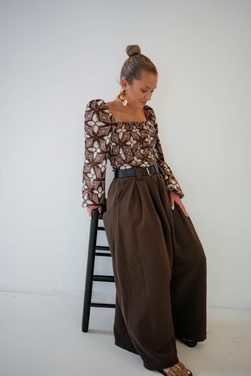 Tara Trouser Brown