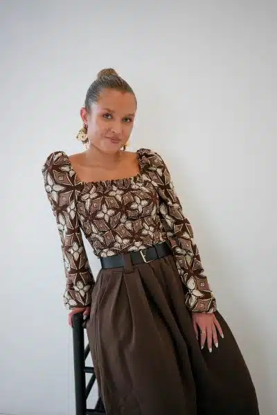 Tara Trouser Brown - Afbeelding 4