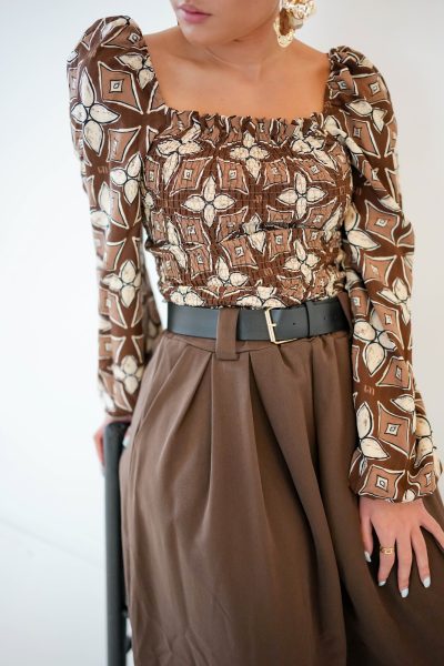 Lofty Manner Blouse Samira Mosaic Print - Afbeelding 5