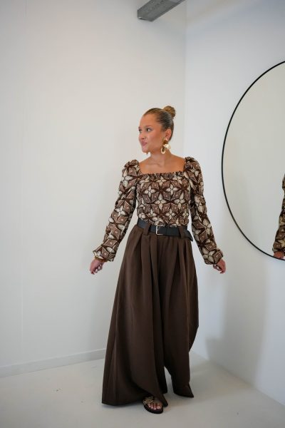 Tara Trouser Brown - Afbeelding 8