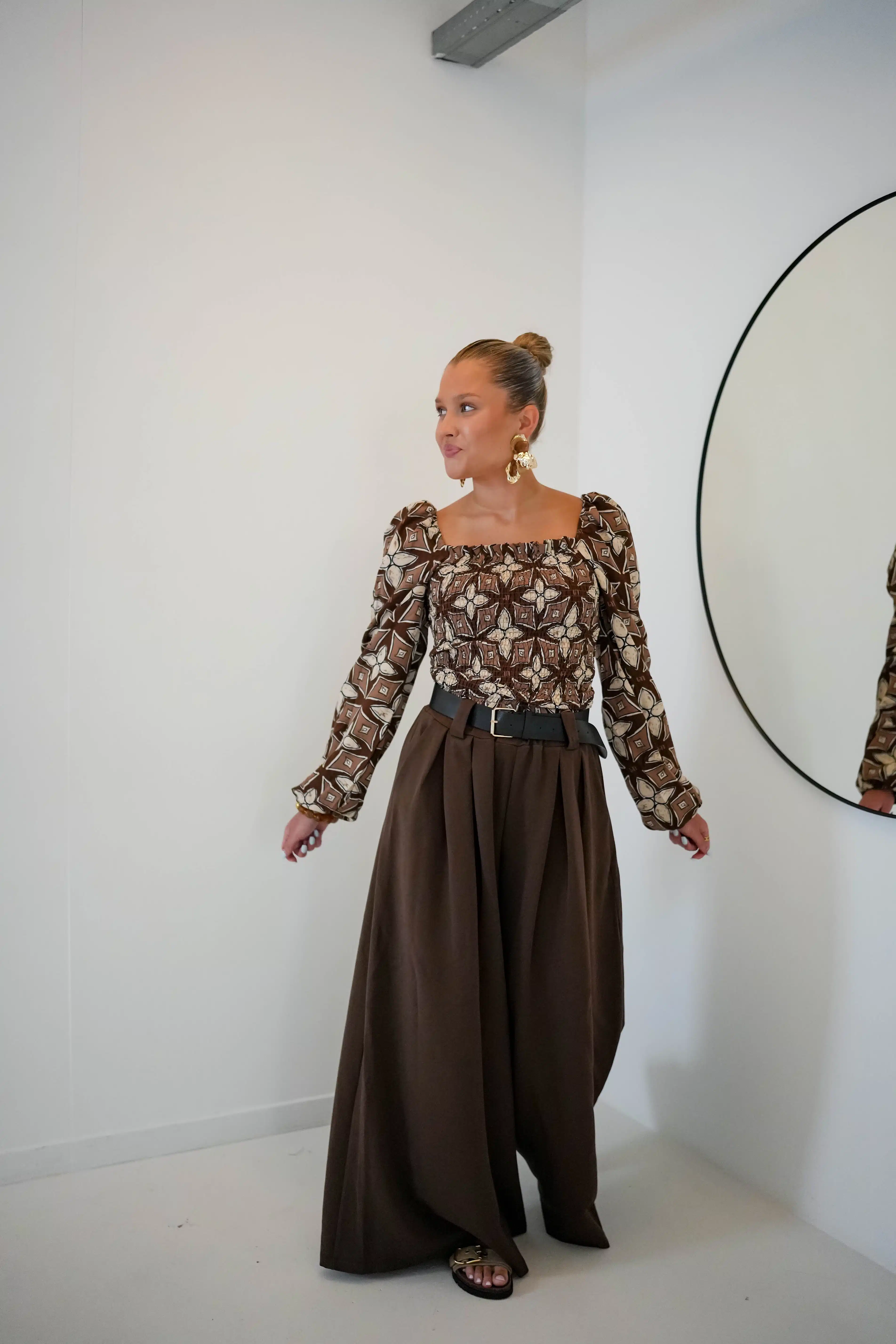 Tara Trouser Brown - Afbeelding 8