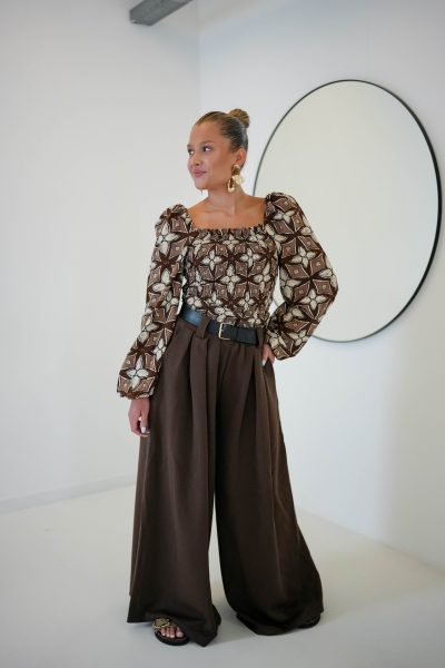 Tara Trouser Brown - Afbeelding 2