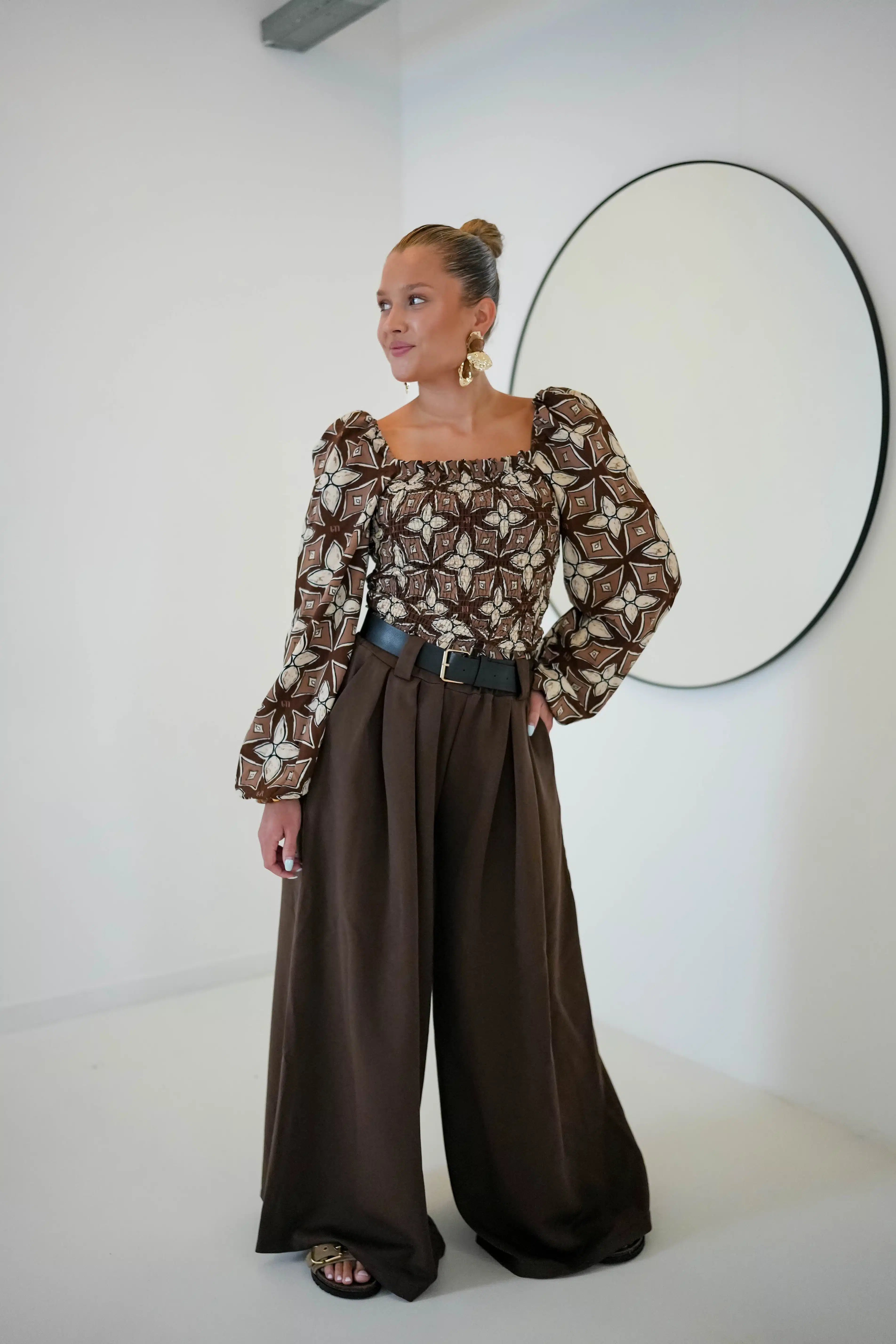 Tara Trouser Brown - Afbeelding 2