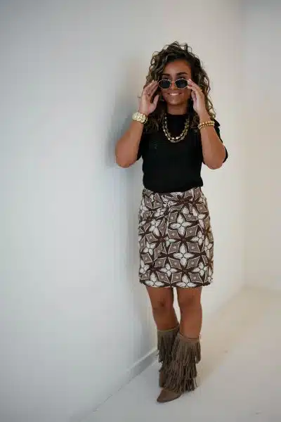 Lofty Manner Skirt Sara Mosaic Print - Afbeelding 5